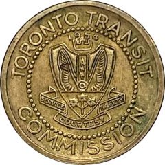 Metro Token - Toronto Transit Commission The Borough of Scarborough
