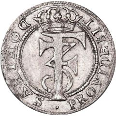 4 Skilling Dansk - Frederik III monogram type