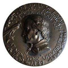 Medal - Hall of Fame for Great Americans Edgar Allen Poe
