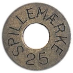 25 Spillemærke - Game Token Demark