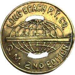 1 Fare - Long Beach P.T. Co. - Queen Mary 2nd Edition Long Beach, California