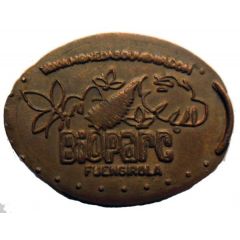 Elongated coin - Bioparc Fuengirola