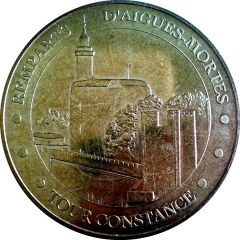 Monnaie de Paris Tourist Token - Remparts D`Aigues Mortes Tour Constance