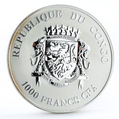 1000 Francs CFA Black Leopard