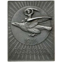 New years Plaquette of 1916