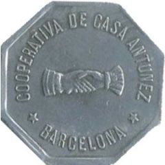 1 Peseta - Cooperativa de Casa Antunez