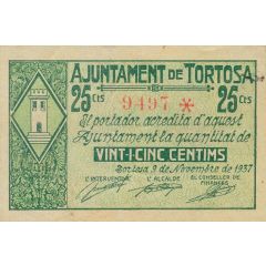 25 Céntimos Tortosa