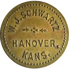 50 Cents - W. J. Schwartz Hanover, Kansas