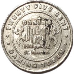 25 Cent Gaming Token - Casino Jump up Philipsburg
