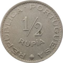 1/2 Rupia - Republic Lisboa mint