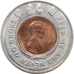 Encased Token - 3 Squares Rest.