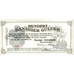 100 Gulden Danziger Zentralkasse