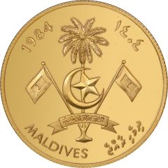 100 Rufiyaa Disabled Persons, Gold