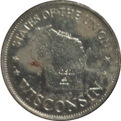 Token - Shell’s States of the Union Coin Game, Version 1 Wisconsin