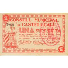 1 Peseta Castellgalí