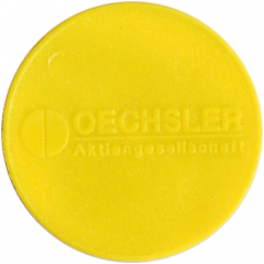 Shopping Cart Token Oechsler AG Ansbach gelb