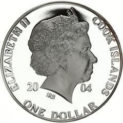 1 Dollar - Elizabeth II Mahatma Gandhi