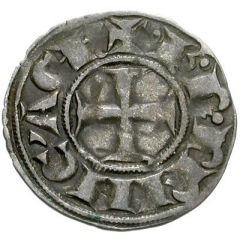 1 Denier - Charles I d`Anjou