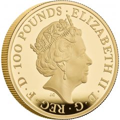 100 Pounds - Elizabeth II Seymour Panther, Gold Proof