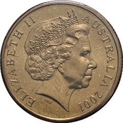 1 Dollar - Elizabeth II 4th Portrait - Navy Anniversary