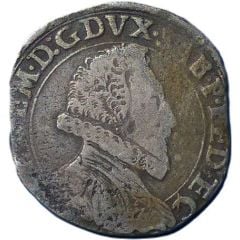 2 Fiorini - Charles Emmanuel I 3rd type