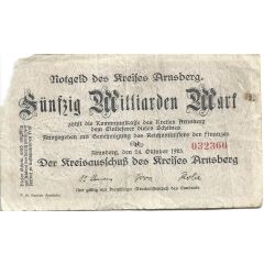 50 000 000 000 Mark Kreis Arnsberg