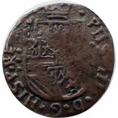 1 Duit - Philip IV Arms