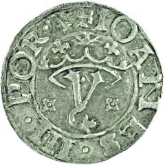 Vintém `Rosette at each side of Y”– João III Lisboa mint