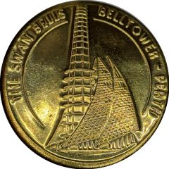 Medal - WA - The Swan Bells, Perth Belltower Tourist Souvenir