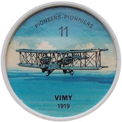 Token - Jell-O Aircraft #11, Vimy