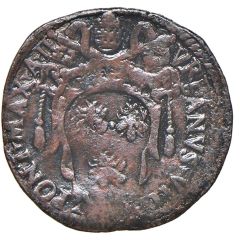 1 Quattrino - Urban VIII Jubilee, closed door