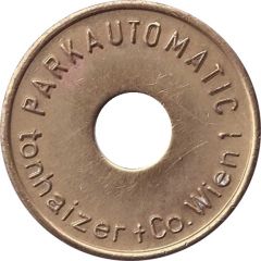 Parking Token - Parkautomatic Tonhaizer Co. Wien 1