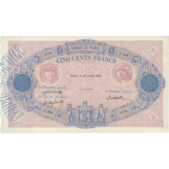 500 Francs - Blue and pink type 1888