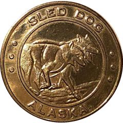 Token - Frontier Mint Alaska - Sled Dogs