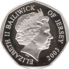 50 Pence - Elizabeth II Golden Jubilee, Silver proof