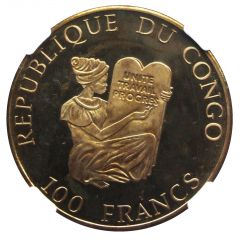 100 Francs CFA Woolly mammoth