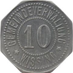 10 Pfennig - Wissing