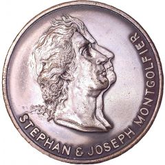 Token - TWA Milestones in Manned Flight Stephan and Joseph Montgolfier