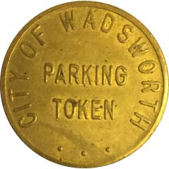 Parking Token - Wadsworth Chamber of Commerce Wadsworth, Ohio