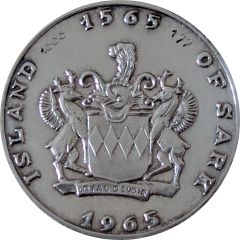 Medal - Island of Sark Fourth Centenary, Silver, 7g