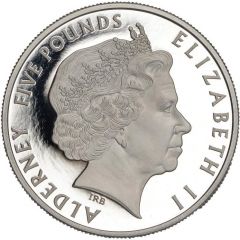 5 Pounds - Elizabeth II VE Day, Platinum