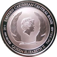 2 Dollars - Elizabeth II Diving Paradise