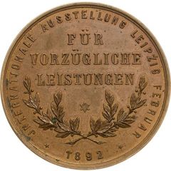 Award medal - International exhibition of the German Restaurant Association Leipzig