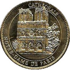 Token - Arthus Bertrand Notre-Dame de Paris - Vue de face