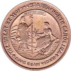 Token - Thirteen Colonies North Carolina