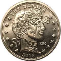 1 Ounce Silver 50 Zombucks - The Barber
