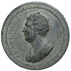 Medal - George III Charles James Fox, P. Wyon