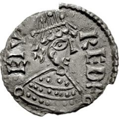 1/2 Penny Viking imitation in the name of Alfred