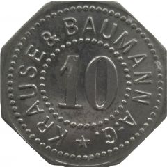 10 Pfennig - Heidenau Krause and Baumann AG