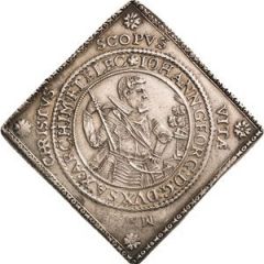 1 Thaler - John George I Klippe, Birth